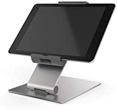 DURABLE - Support Tablette de Table à Poser - Compatible IPad Galaxy Tab et Autres Tablettes - De 7 à 13" - Pivote à 360° Fiche Technique et Prix au Maroc