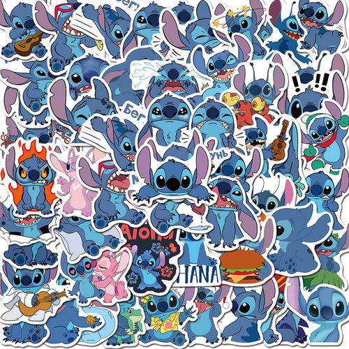 25 g03 Disney Anime Stickers Cartoon Stitch Cute Stickers Laptop Skateboard Luggage
 Fiche Technique et Prix au Maroc