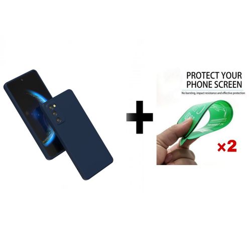 3 pièce pochette Samsung s20 Fe Bleu marine + 2 ceramique souple pas casé
 Fiche Technique et Prix au Maroc