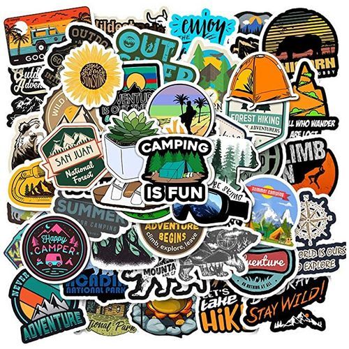 30 Pcs Outdoor Adventure Stickers Wilderness Nature Stickers Pack Hiking Camping Travel Stickers Decals for Water Bottle Laptop Luggage for Adults Teens Girls Boys
 Fiche Technique et Prix au Maroc