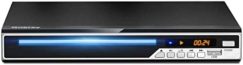 Gueray Lecteur de DVD Compact Multi-Régions Prise en Charge de la Sortie Compatible HDMI / AV Entrée USB & MIC Port et Télécommande (Ne supporte Pas Les disques Blu-Ray) Fiche Technique et Prix au Maroc