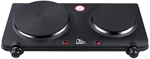 Uten Plaque électrique 2 feu, 1900W-2250W Portable Plaque de Cuisson Chauffante Double, Peut être Chauffé Rapidement, Contrôlé Par Thermostat Cuisson, La Friture Conservation des Aliments, Cuisine Fiche Technique et Prix au Maroc