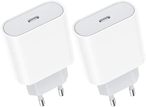 Sakahyro 20W 2-Pack USB C Rapide Chargeur pour iPhone 14/14 Pro/14 Pro Max/14 Plus/13/12/11/SE 2020/X/XS/XR, Pad Pro, Airpods, Galaxy, Pixel, USBC Prise Type C Secteur Mural Alimentation Adaptateur Fiche Technique et Prix au Maroc