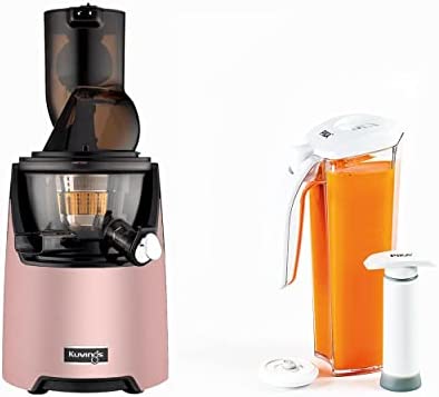 Kuving's - Extracteur de jus vertical EVO820 + kit de conservation de jus sous vide - Rose Gold Fiche Technique et Prix au Maroc