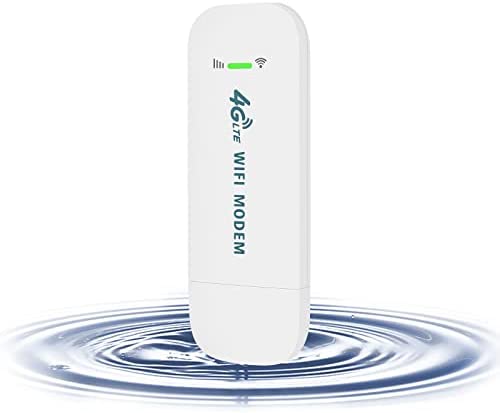 KuWFi Clé 4g 150 Mbps, 4G LTE USB dongle, Modem 4g avec Emplacement pour Carte SIM, Prise en Charge B1/B3/B7/B8/B20, Point d'accès WiFi Portable, connecter 8 à 10 utilisateurs en même Temps LD933 Fiche Technique et Prix au Maroc