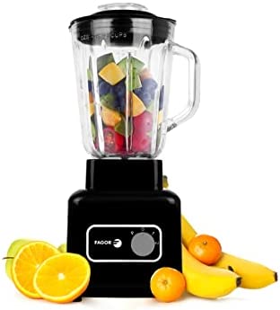 Fagor Blender Mixeur Bol en Verre gradué de 1.5L, 2 vitesses + pulse , 2000 tours/ minutes Fiche Technique et Prix au Maroc