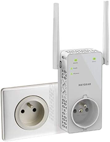 NETGEAR Répéteur WiFi (EX6130), Amplificateur WiFi AC1200, WiFi Booster, jusqu'à 90m², repeteur WiFi puissant , WiFi Extender avec Prise de courant Intégrée, Compatible toutes Box internet Fiche Technique et Prix au Maroc