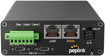Peplink Max Transit Duo Pro | 1x WAN Port, 1 x LAN Port, 2 x Cat-7 LTE Modems | Redundant SIM Slots | Wi-FI 6 | Include 2 Years PrimeCare Warranty | Max-TST-Pro-Duo-LTEA-E-T-PRM Fiche Technique et Prix au Maroc