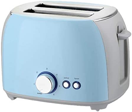 Grille-Pain avec Fonction réchauffage et décongélation, Disponible en Bleu, Violet, Rouge, Rose Grille-Pain en Acier Inoxydable 2 Tranches Grille-Pain Automatique Fiche Technique et Prix au Maroc