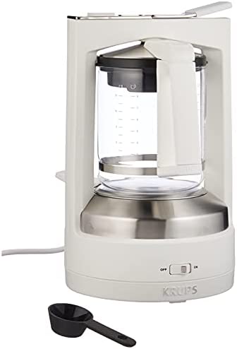 Krups KM468210 T8.2 Cafetière vapo pression Blanc Fiche Technique et Prix au Maroc