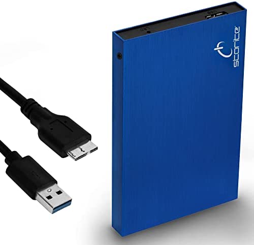 Storite Disque Dur Externe Portable Ultra Fin 2,5" 320 Go Stockage de Sauvegarde HDD avec Transfert de données Rapide USB 3.0 Compatible pour PC, Mac, Xbox One, Windows, Gaming (Bleu) Fiche Technique et Prix au Maroc
