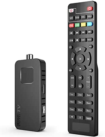 DCOLOR Décodeur DVB-T2 Récepteur Numérique Terrestre Mini Stick HDMI HD1080P H.265 HEVC 10 Bits, Support Dolby Audio et Multimédia USB/PVR [Télécommande 2 en 1 Inclus], Mini Stick Invisible TV Fiche Technique et Prix au Maroc