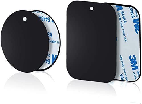 Yianerm Lot de 4 plaques métalliques Fines pour Support magnétique pour téléphone de Voiture (2 Rondes et 2 rectangulaires) Fiche Technique et Prix au Maroc