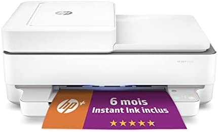 HP Envy 6420e Imprimante tout en un - Jet d'encre couleur – 6 mois d’Instant Ink inclus avec HP+ (Photocopie, Scan, Impression, Chargeur automatique de documents, Recto/Verso, Wifi) Fiche Technique et Prix au Maroc