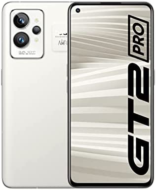 realme GT 2 Pro 5G Smartphone Debloqué,Snapdragon 8 Gen 1,Méga batterie de 5 000 mAh,Charge SuperDart 65 W,1-120HZ ADFR,Dual Sim, 12+256 GB,Blanc papier Fiche Technique et Prix au Maroc