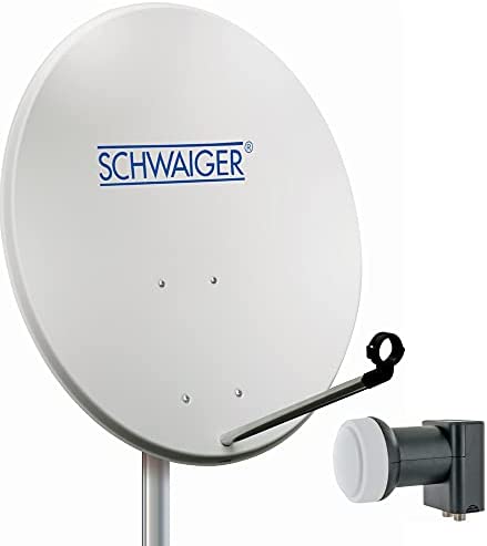 Schwaiger SPI993011 Stahl-Spiegel-Set 80 cm 2 TN mit Twin-LNB Fiche Technique et Prix au Maroc
