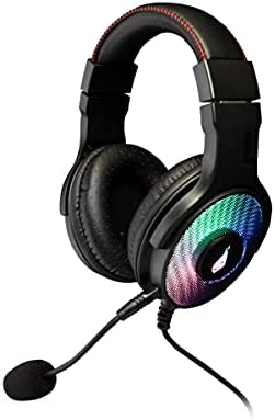 Surefire Harrier 360 Surround Sound USB Gaming Headset - Casque PC & Playstation - Headset Gaming - 369g - Éclairage LED - Casque pour Gamer I Powered by Verbatim Fiche Technique et Prix au Maroc