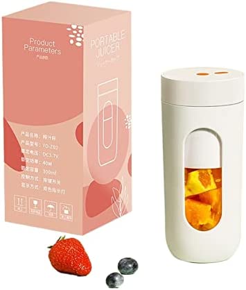 RENOA Blender Personnel Compact de comptoir Blender Portable USB Rechargeable Home Proweping Food Proweat Maker Maker Bilainer Machine Food Prowector Tobe (Color : 10 oz, Size : 10 OZ) Fiche Technique et Prix au Maroc