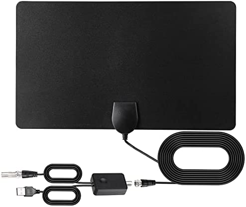 Eightwood Antenne TV Intérieur Puissante avec Amplificateur HDTV Antenne TNT Améliore Le Signal TV, Reçoit Plusieurs Canaux, Prend en Charge 4K et 1080P Fiche Technique et Prix au Maroc
