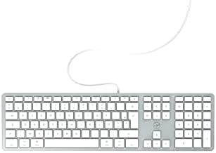 Mobility Lab Clavier français AZERTY filaire pour Mac – blanc et argenté Fiche Technique et Prix au Maroc
