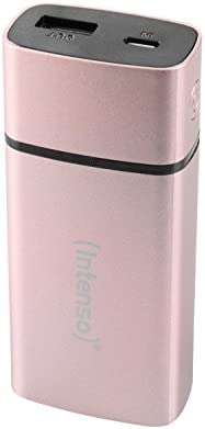 Intenso Powerbank PM5200, batterie de secours externe 5200 mAh, design métal, rose Fiche Technique et Prix au Maroc