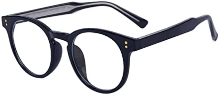 Kelens Lunettes avec filtre de lumière bleue - Pour homme et femme - Pour jeux vidéo - Rétro - Sans correction - Anti-maux de tête - Protection UV - Lentille claire - Grand cadre Fiche Technique et Prix au Maroc