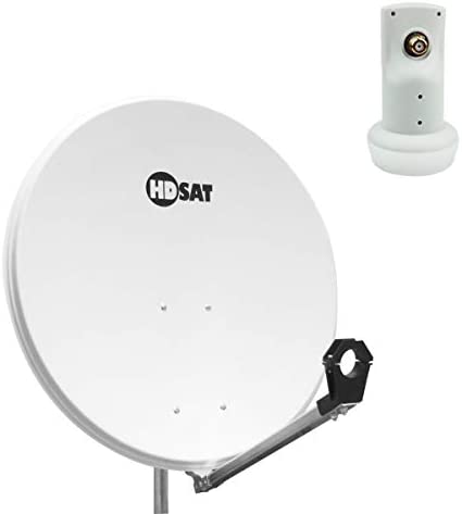 HDSAT Pack Parabole Satellite Aluminium 80cm + LNB Single HD Fiche Technique et Prix au Maroc