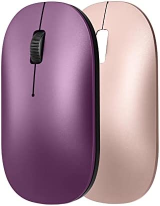 TECKNET Souris sans Fil, Souris d'Ordinateur Mince et Silencieuse avec 3200 DPI, Mini Souris Portable pour Ordinateur PC Macbook Notebook (2 étuis de Remplacement) Fiche Technique et Prix au Maroc