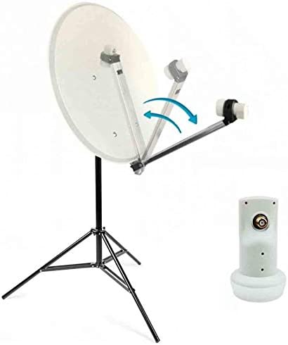 HDSAT Pack Parabole Satellite Acier 65cm Bras Repliable + LNB Single Trepied Fiche Technique et Prix au Maroc