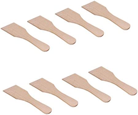 Grattoir à raclette Timeleos, spatule à raclette, grattoir à raclette et sous-verre en bois pour poêles à raclette comme accessoires (8 spatules en hêtre) Fiche Technique et Prix au Maroc
