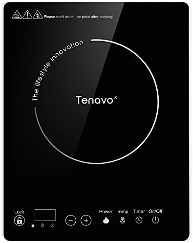 Tenavo Plaque à induction portable 1800 W, plaque à induction, brûleur à induction avec capteur tactile, plaque à induction simple, plaque à induction, 10 niveaux de puissance et de température Fiche Technique et Prix au Maroc
