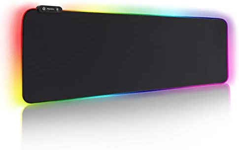 Reawul RGB Tapis de Souris Gaming, 14 Modes LED Lumineuse Extra Large Tapis de Souris, Surface antiderapant et Imperméable pour Les Joueurs de l’Ordinateur PC et du Mac (800 x 300x 4 mm) Fiche Technique et Prix au Maroc