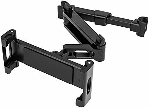 HOLULO Support Tablette Voiture, Extensible Support de Tablette de siège de Voiture Rotation à 360° ,Porte Tablette Voiture Compatible avec 4.7''-12.9" Pad/Tablette/Smartphone/Switch (1 Postes) Fiche Technique et Prix au Maroc