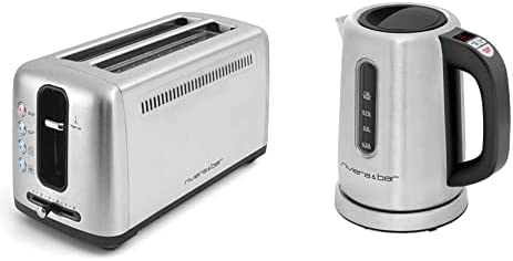 Riviera-et-Bar GP540A Grille-Pain 2 Fentes Extra-longues & BBT350 Bouilloire à température réglable Siena Fiche Technique et Prix au Maroc