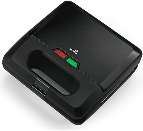 senya Gaufrier multifonction 4en1 - Panini, Croque monsieur, Gaufre, Gaufrette – 2 empreintes - 750W - Waffle Party Black – SYCK-WM012N Fiche Technique et Prix au Maroc