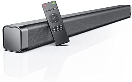 Barre de Son 2.0, Barre de Son TV 120 DB, Haut-Parleurs Bluetooth 5.0 avec Son Surround, avec AUX, USB, Optique pour Home Cinéma/Fête Fiche Technique et Prix au Maroc