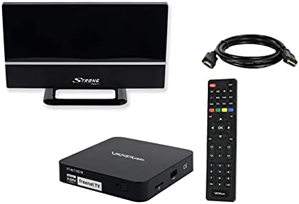 Vantage VT-96 Récepteur DVB-T2 avec TV Freenet Gratuite de 3 Mois (émetteur privé en HD), capteur IR, PVR Ready, Full HD, HDMI, USB 2.0, Compatible 12 V, câble HDMI de 2 m et antenne DVB-T2 Noir Fiche Technique et Prix au Maroc