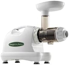 Omega 8224 Extracteur de Jus Blanc 36,8 x 16,5 x 39,4 cm Fiche Technique et Prix au Maroc