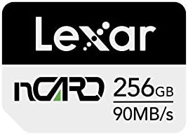 Lexar nCARD Carte NM 256 Go, Jusqu'à 90 Mo/s en lecture, Jusqu'à 70 Mo/s en écriture, Carte Mémoire Nano pour téléphones Huawei, Smartphone (LNCARD-256AMZN) Fiche Technique et Prix au Maroc