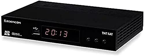 Sagemcom DS81HD Décodeur satellite TNTSAT HD Noir Fiche Technique et Prix au Maroc