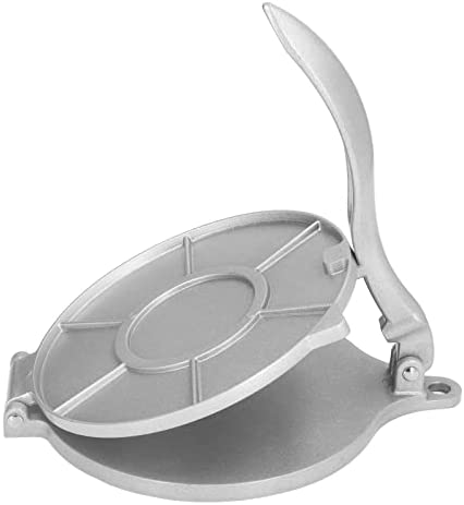 Presse À Tortillas de 7,7 Pouces, Antirouille En Alliage D'aluminium, Poignée Ergonomique En Argent, Machine À Quesadilla Robuste pour Les Magasins de Pâtes À La Maison Fiche Technique et Prix au Maroc