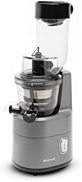 Brandt- SLJ300 -Extracteur de jus -Service direct au verre, 3 filtres, 45tr/minutes,200W, éléments compatible LV, goulotte 87 mm extra large, visse sans fin 6 niveaux, filtres 360 degrés - gris Fiche Technique et Prix au Maroc
