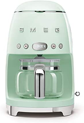 Smeg DCF02PGEU - Cafetière filtre programmable - 10 tasses - 1050W - Vert d'eau Fiche Technique et Prix au Maroc