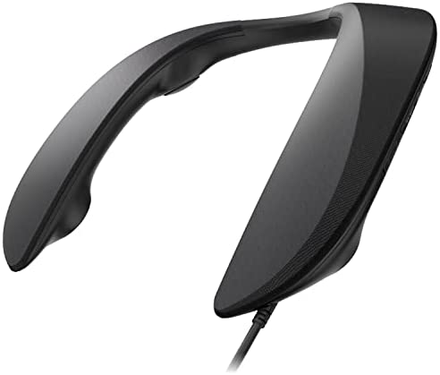 Panasonic SoundSlayer SC-GN01 I Enceinte 3D Tour de Cou Gaming (Haut-Parleurs 4 canaux, 3 modes Son RPG/FPS/Voix, Double Micro à réduction de bruit et écho, USB et Aux.) - Version Française Fiche Technique et Prix au Maroc