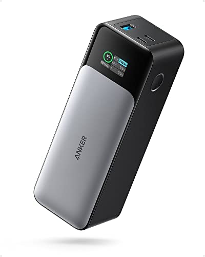 Anker 737 Batterie Externe (PowerCore 24K), Chargeur Portable 24000mAh à 3 Ports avec Puissance de 140W, Affichage numérique Intelligent pour la série iPhone 13, Samsung, MacBook, Dell, AirPods Fiche Technique et Prix au Maroc