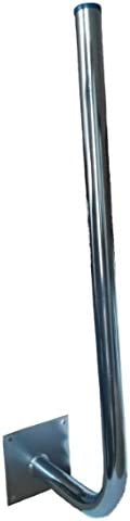 Support Mural Bras coudé Hauteur 75 cm déport 25cm diamètre 38mm pour antennes 4G LTE 5G, Parabole Satellite, râteau TNT Fiche Technique et Prix au Maroc