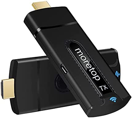 moretop Extendeur HDMI sans fil, 1080p@60Hz sans latence non compressée pour les jeux, la télévision en direct et l'ordinateur portable, 100ft (30m) Vidéo 3D Émetteur et récepteur sans fil HDMI Fiche Technique et Prix au Maroc