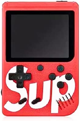 Boîte de jeu Sup, console de jeu pour enfants, mini console de jeu portable avec 400 jeux d'aventure rétro AVG intégrés (rouge) Fiche Technique et Prix au Maroc