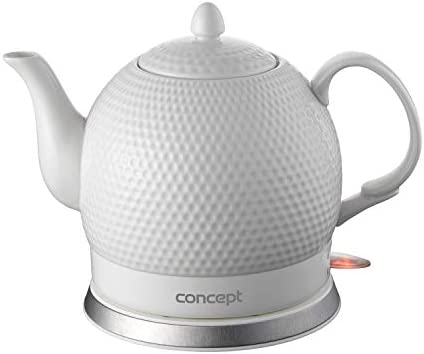 CONCEPT Hausgeräte Concept Golf RK0050 Bouilloire électrique sans fil en céramique – Bouilloire dans un design de balle de golf 3D – 1,2 l – 1000 W Fiche Technique et Prix au Maroc