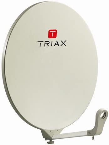 Parabole Fibre, Ø 70 cm (72 x 65,5 cm), 1 Bride INOX Ø 8 mm, visserie INOX. Couleur Crème RAL 1013 + LNB Universel Single série TSI Fiche Technique et Prix au Maroc